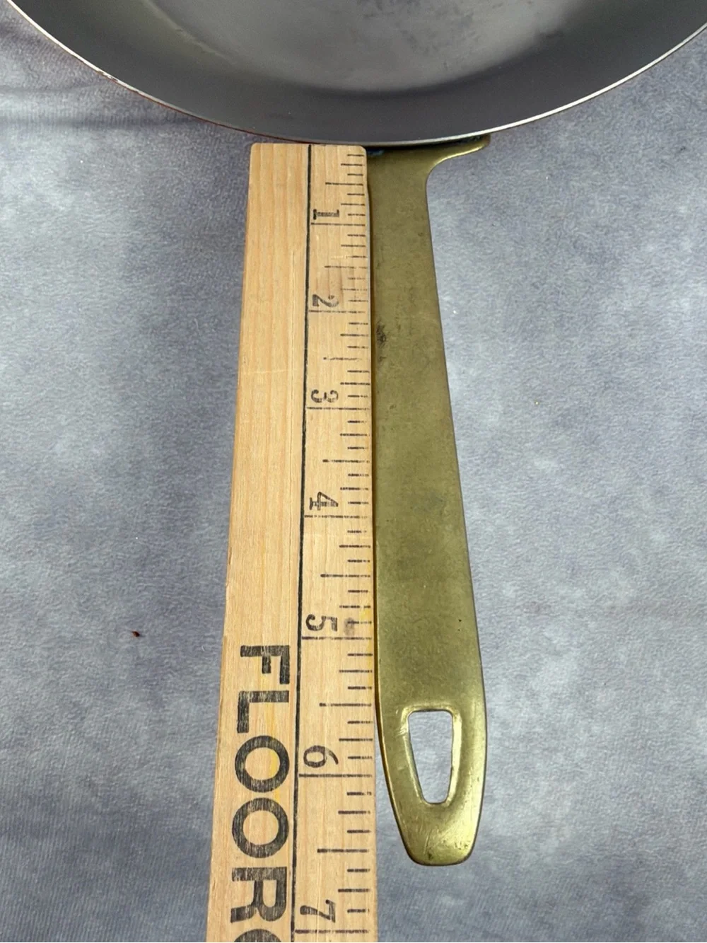 VTG Paul Revere 1776-1976 Copper 10.5” Skillet Sauté Frying Pan Brass Handle